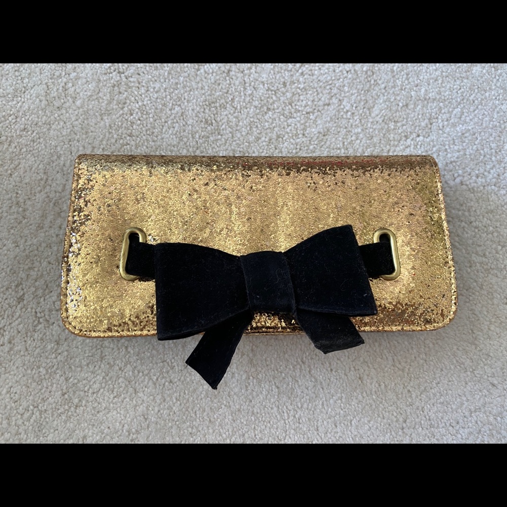 ✨3 for $25 Topshop Gold Crossbody/Clutch
